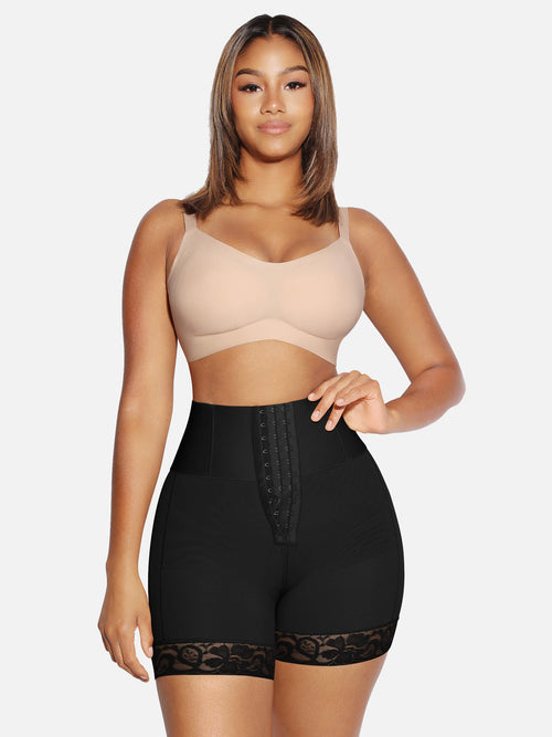 High Waisted Tummy Control Butt Lifter Shorts