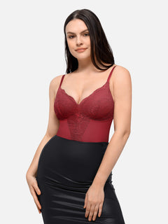 Low-back Ultra-versatile Lace Bodysuit