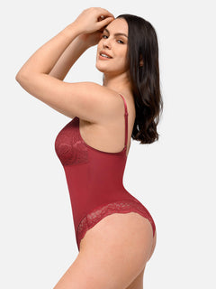 Low-back Ultra-versatile Lace Bodysuit