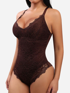 Low-back Ultra-versatile Lace Bodysuit