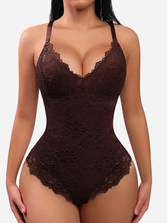 Low-back Ultra-versatile Lace Bodysuit