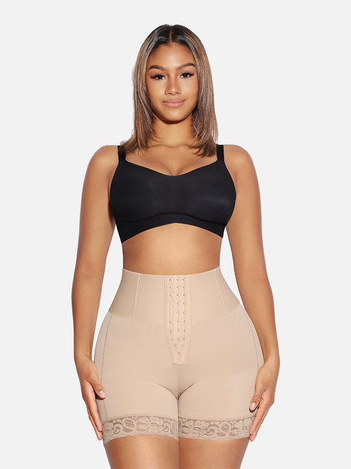 High Waisted Tummy Control Butt Lifter Shorts