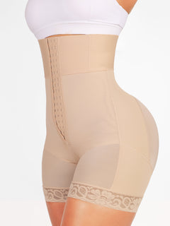 Valentina 2.0 High Waisted Body Shaper 3 Rows of Hooks and Boning