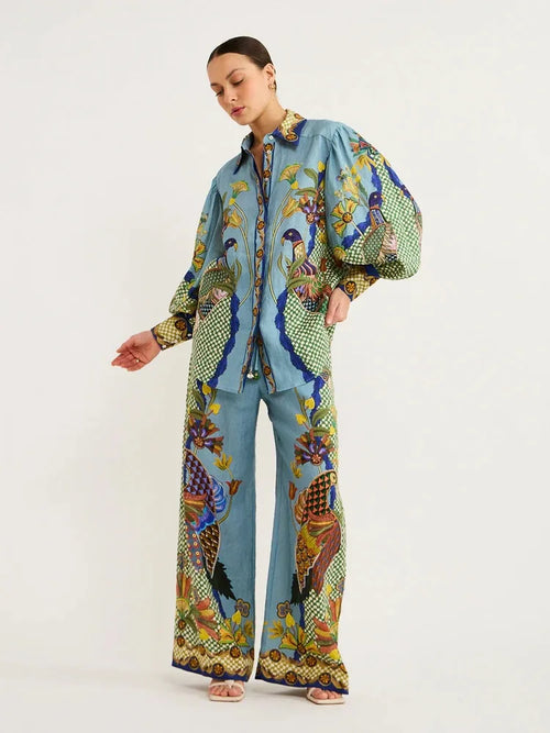 Peacock Print Sunbird Summer Set