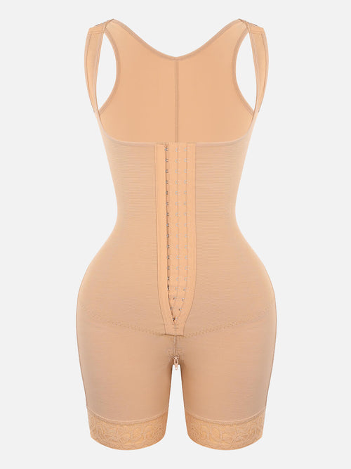 Wide Straps Tummy Control Butt Lifter Bodysuit