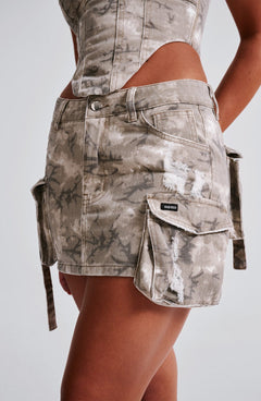 Brooklyn Yasie Mini Skirt - Camo Print