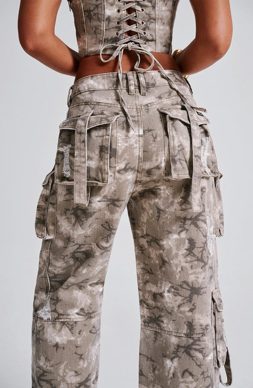 Brooklyn Cargo Pant - Camo Print