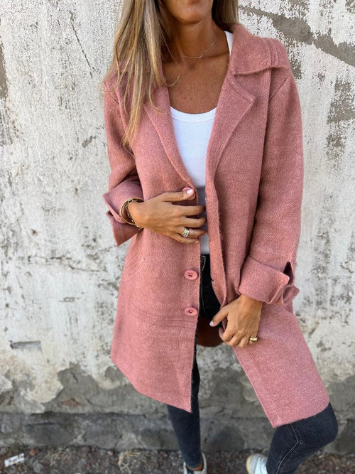 Casual Lapel Long Coat