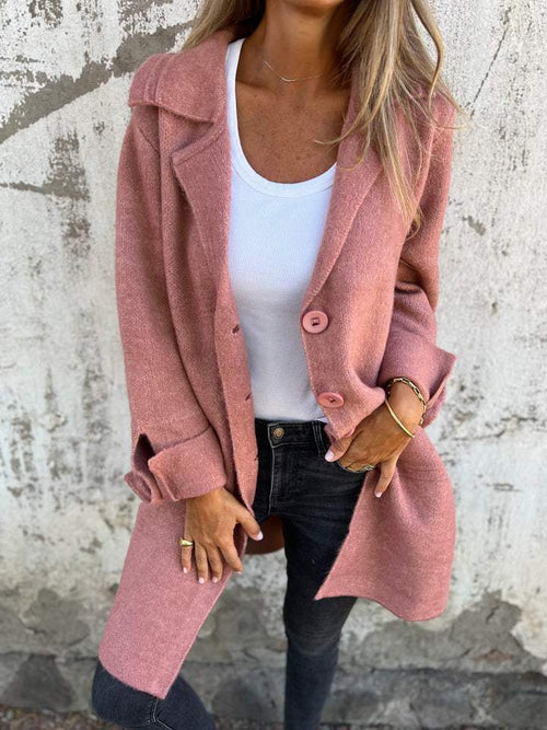 Casual Lapel Long Coat