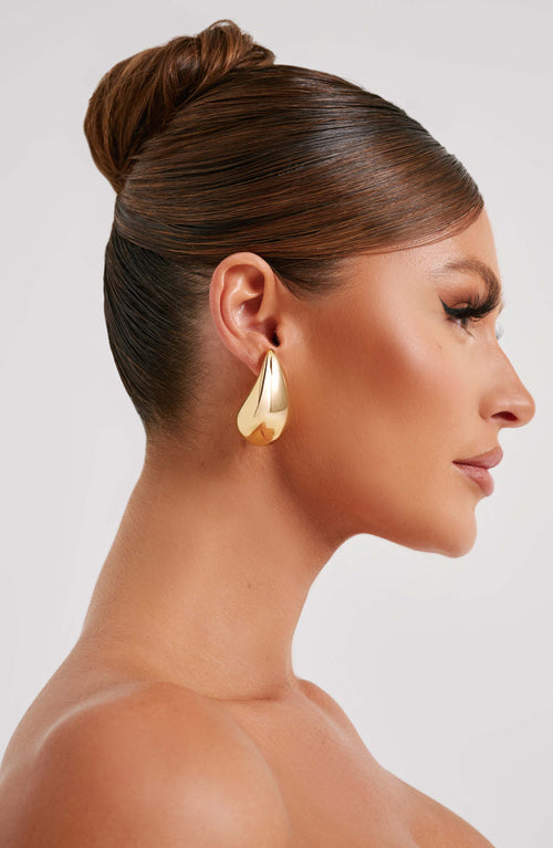 Large Dami Earrings - Gold