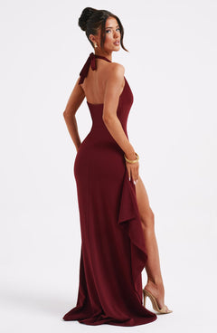 Luella Maxi Dress - Burgundy