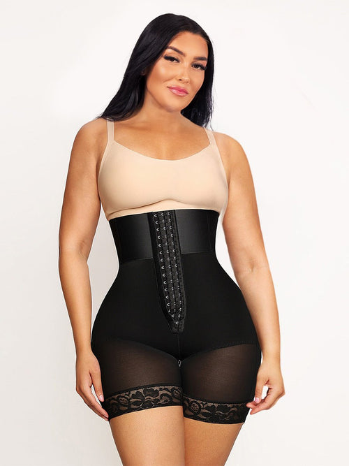 Valentina 2.0 High Waisted Body Shaper 3 Rows of Hooks and Boning