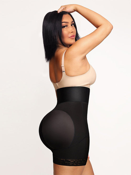 Valentina 2.0 High Waisted Body Shaper 3 Rows of Hooks and Boning