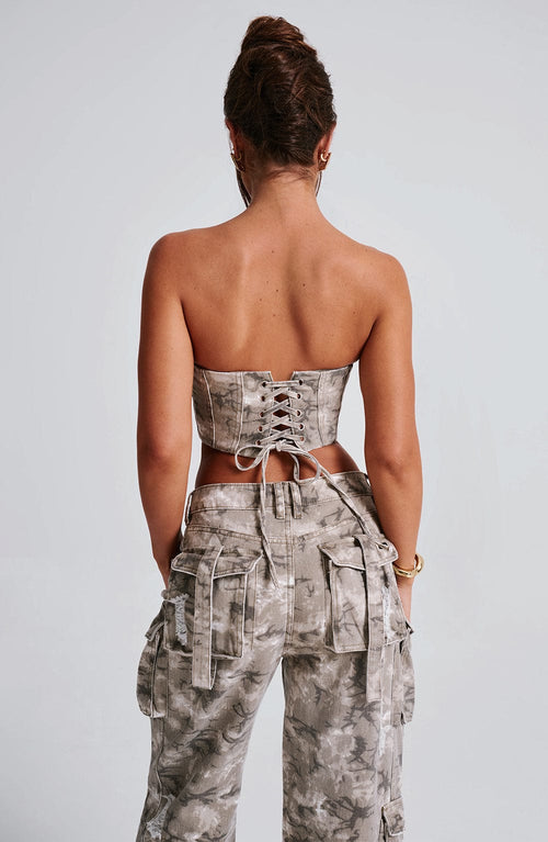 Yasie Corset - Camo Print